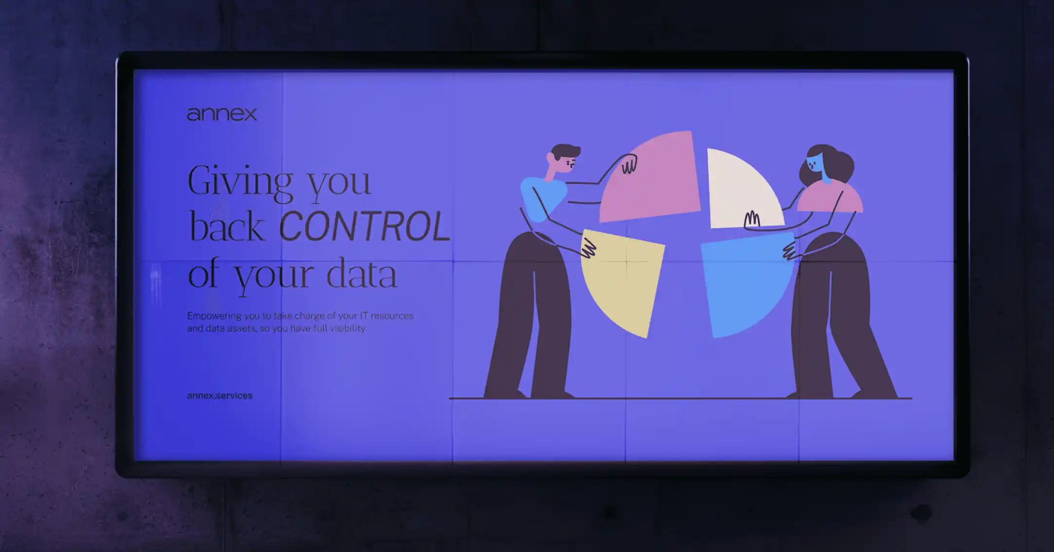 Annex branding on billboard