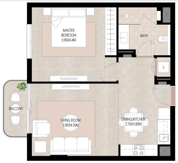 Berkshire Park 1-bedroom