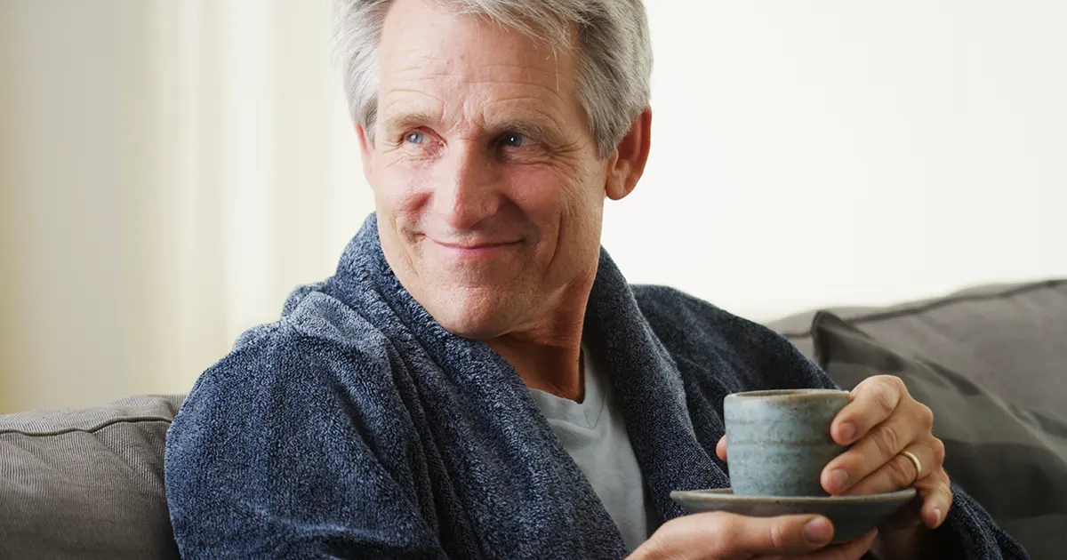 Illustrasjonsbilde av en mann som ble helbredet for søvnvansker.