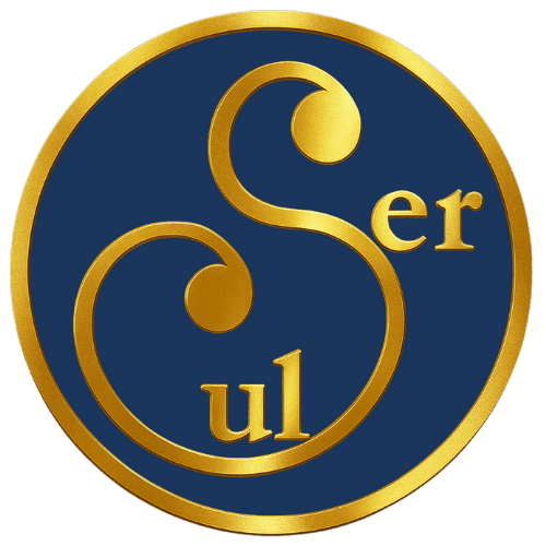 Company logo in white