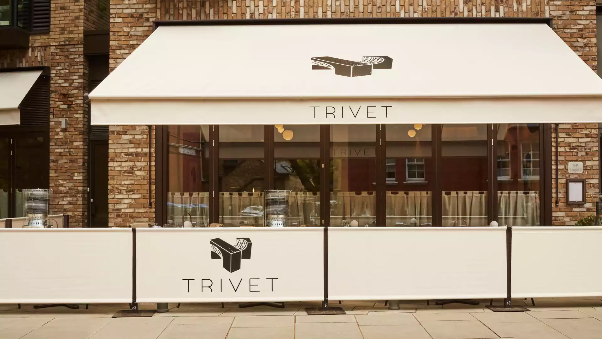 Trivet restaurant exterior in SE1, a popular fine dining option near Tower Bridge and London Bridge.