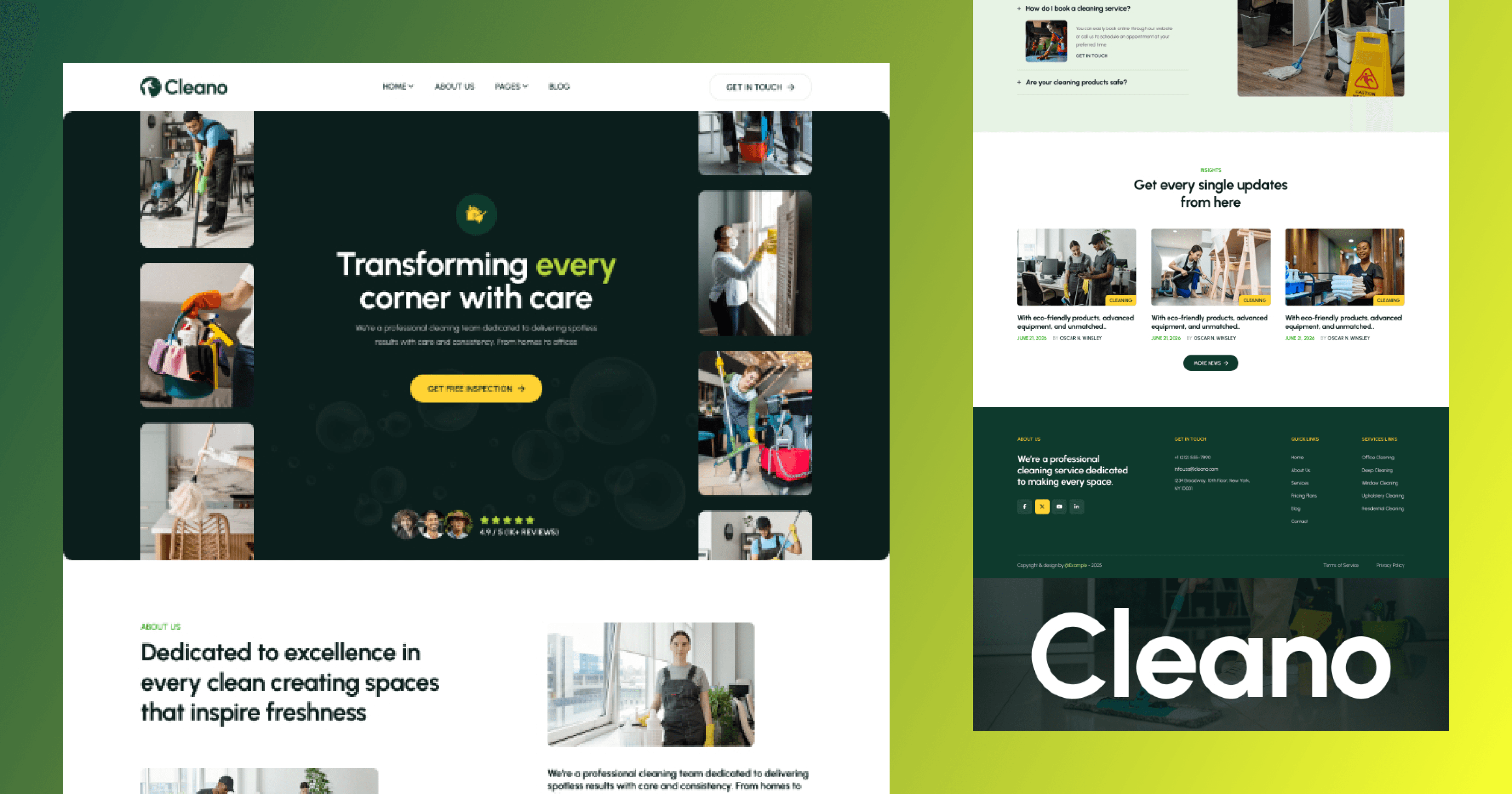 Cleano - Cleaning Service Company