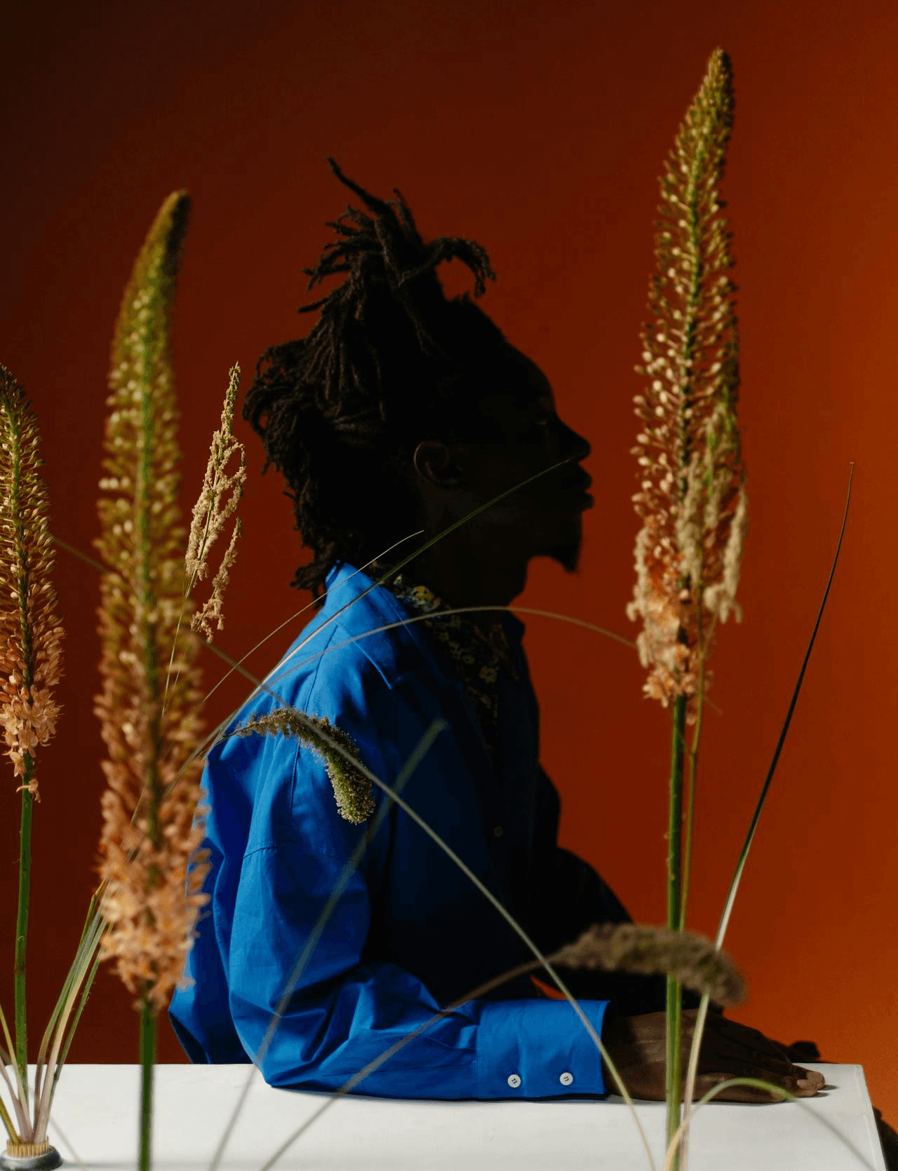 Man with Flowers 3