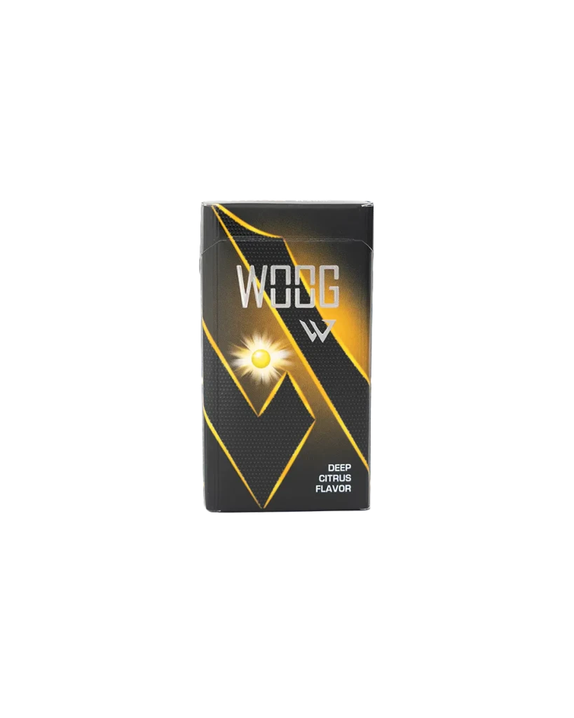 Woog Citrus Mint Orange cigarette pack.
