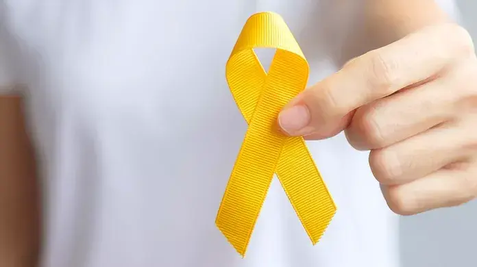 Person reviewing data on tablet