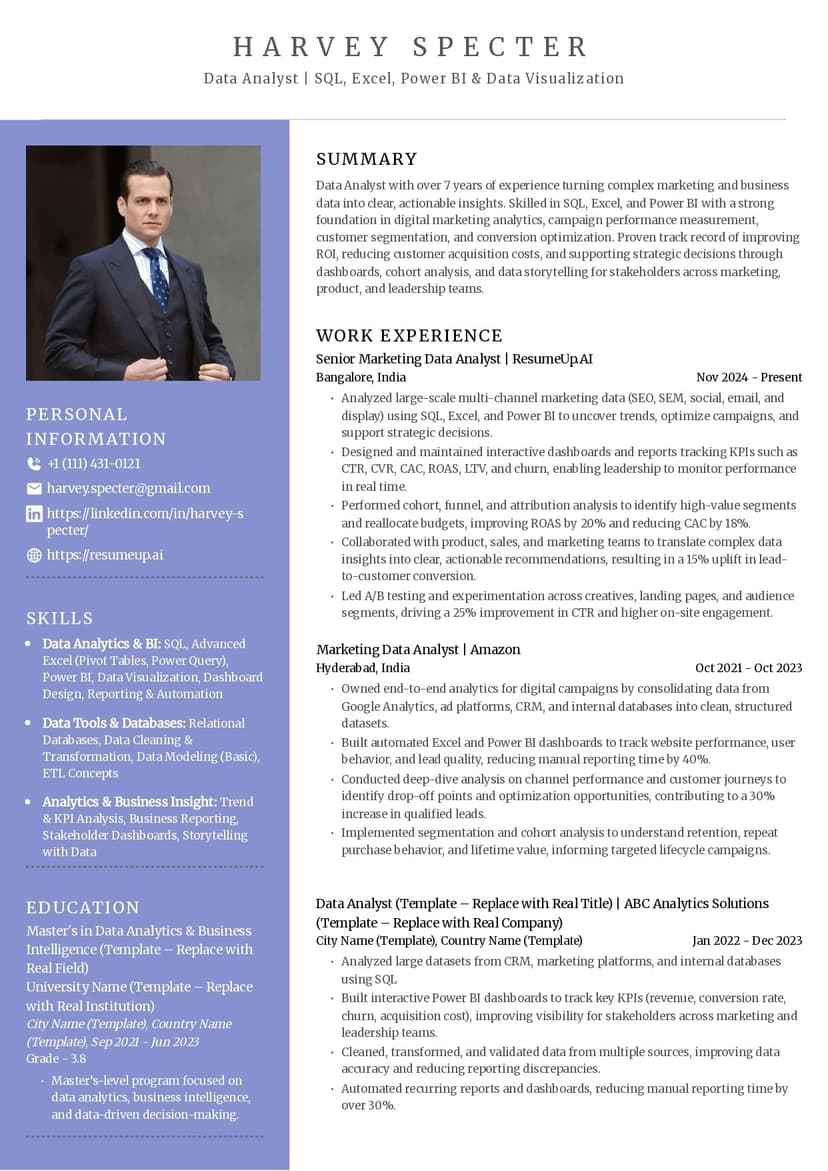 resume template