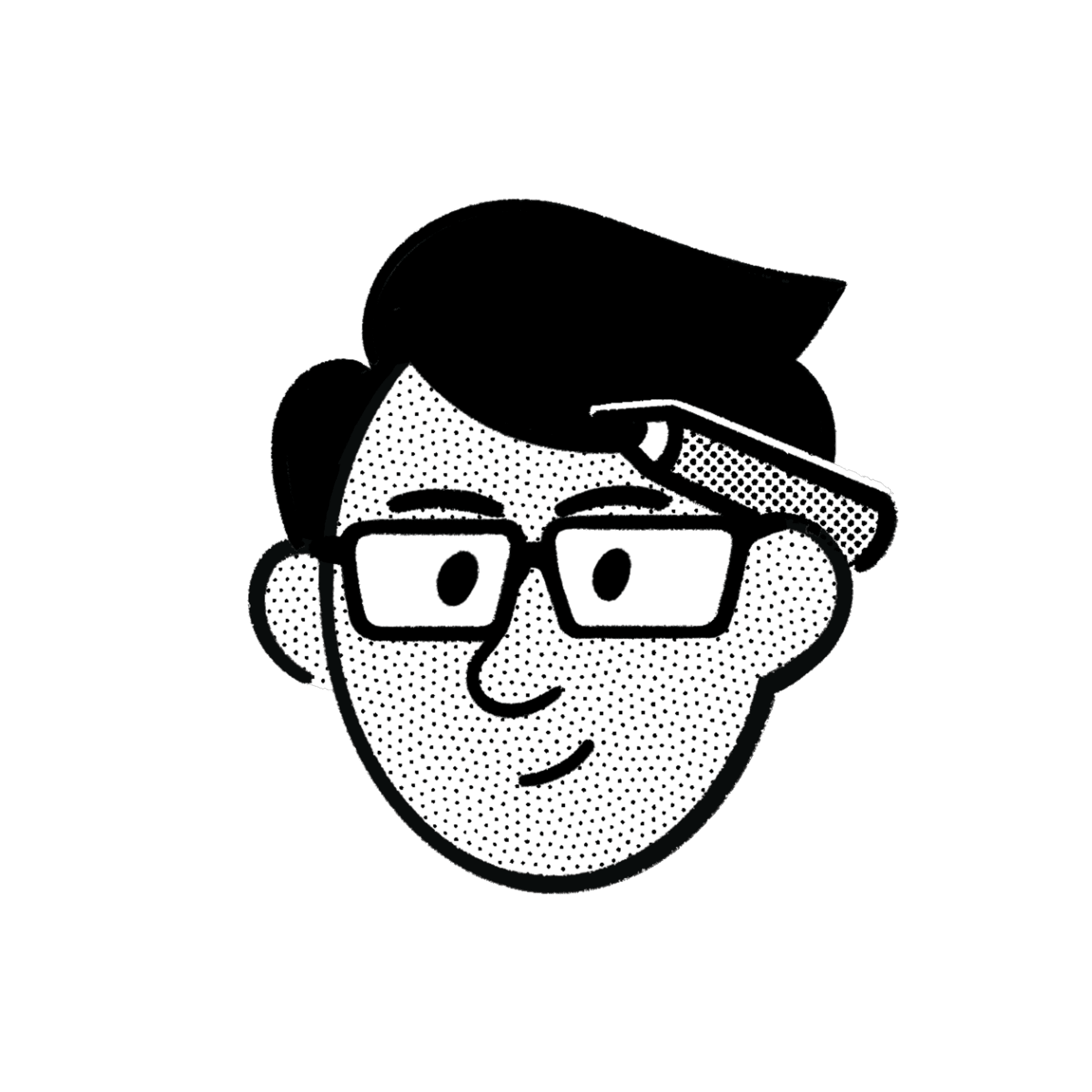 Notion-style avatar illustration