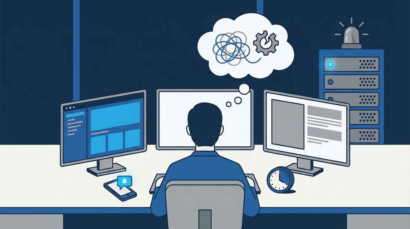 Life on the ground when the system is yours to keep alive concept illustration - RadMedia