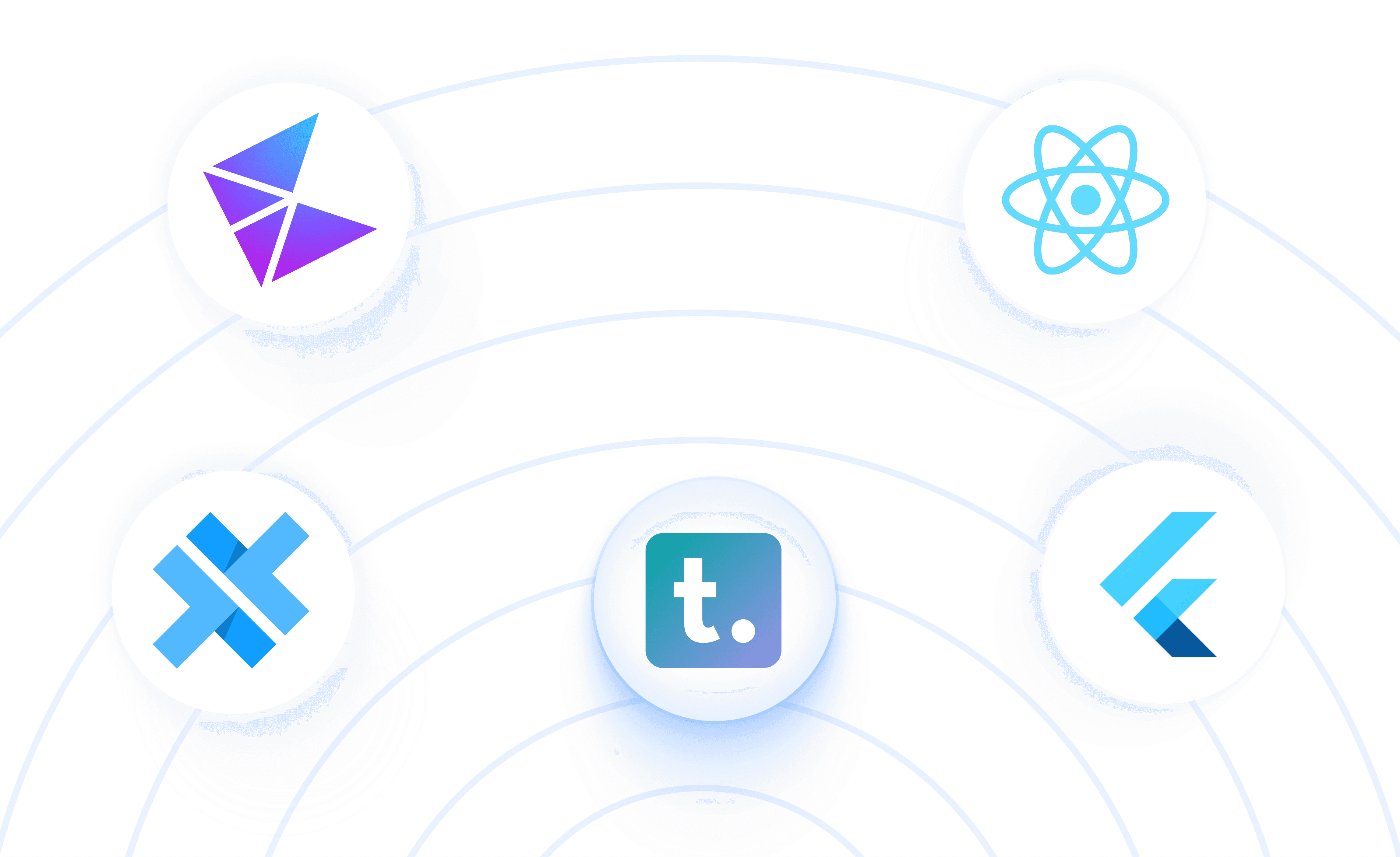 Logos of tools outward, illustrating easy integration with no engineering required.