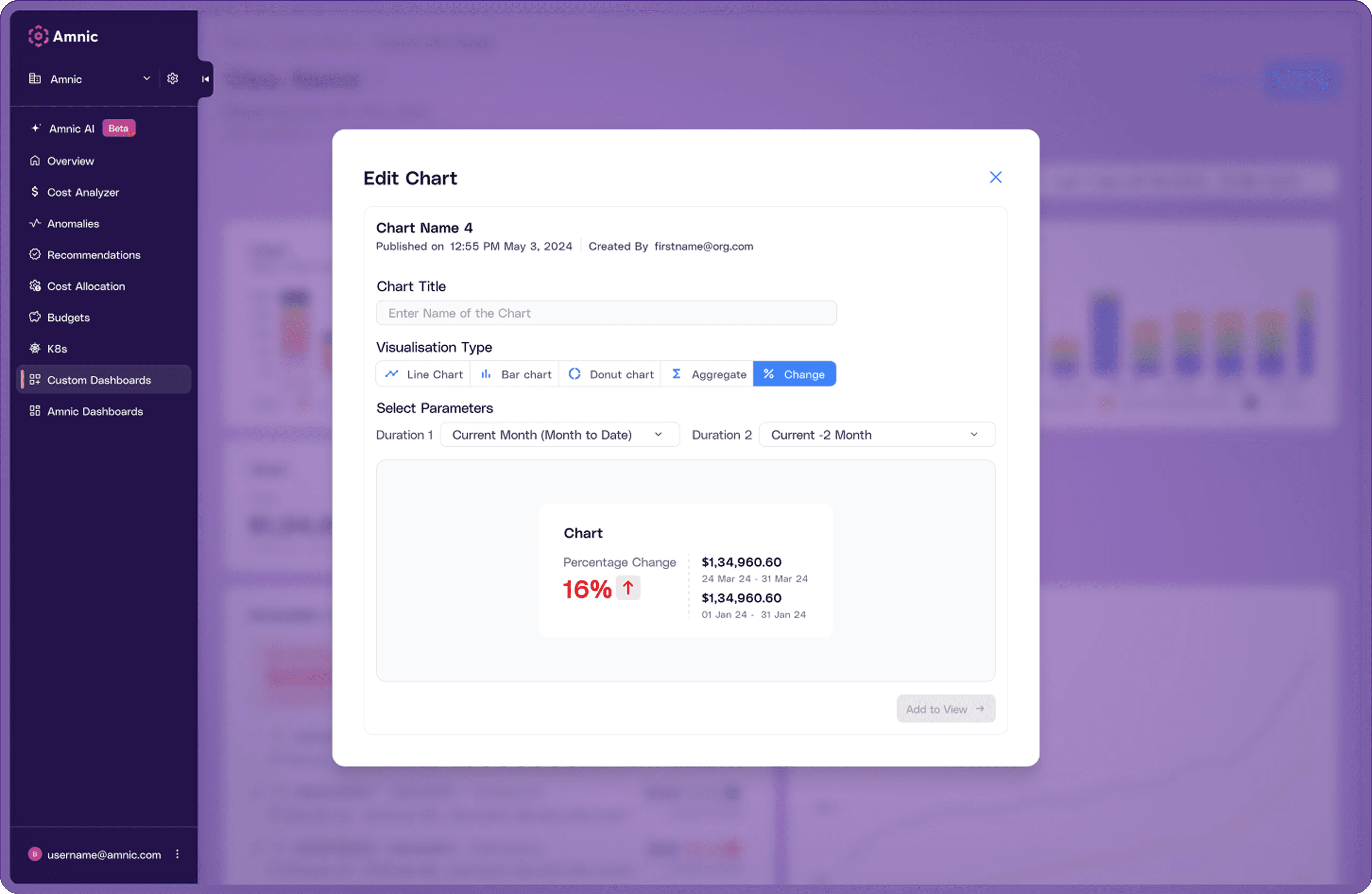 Cost attribution