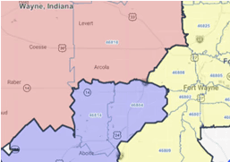 Territory map.
