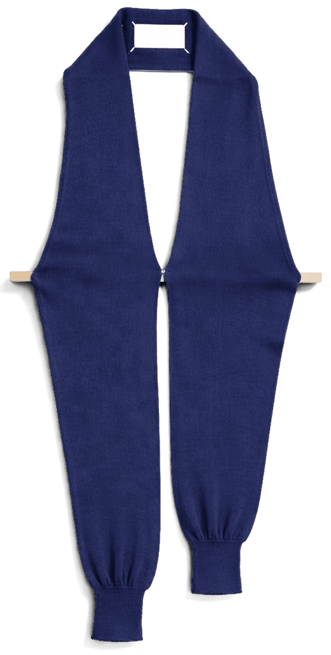 Blue Knit Halter Top