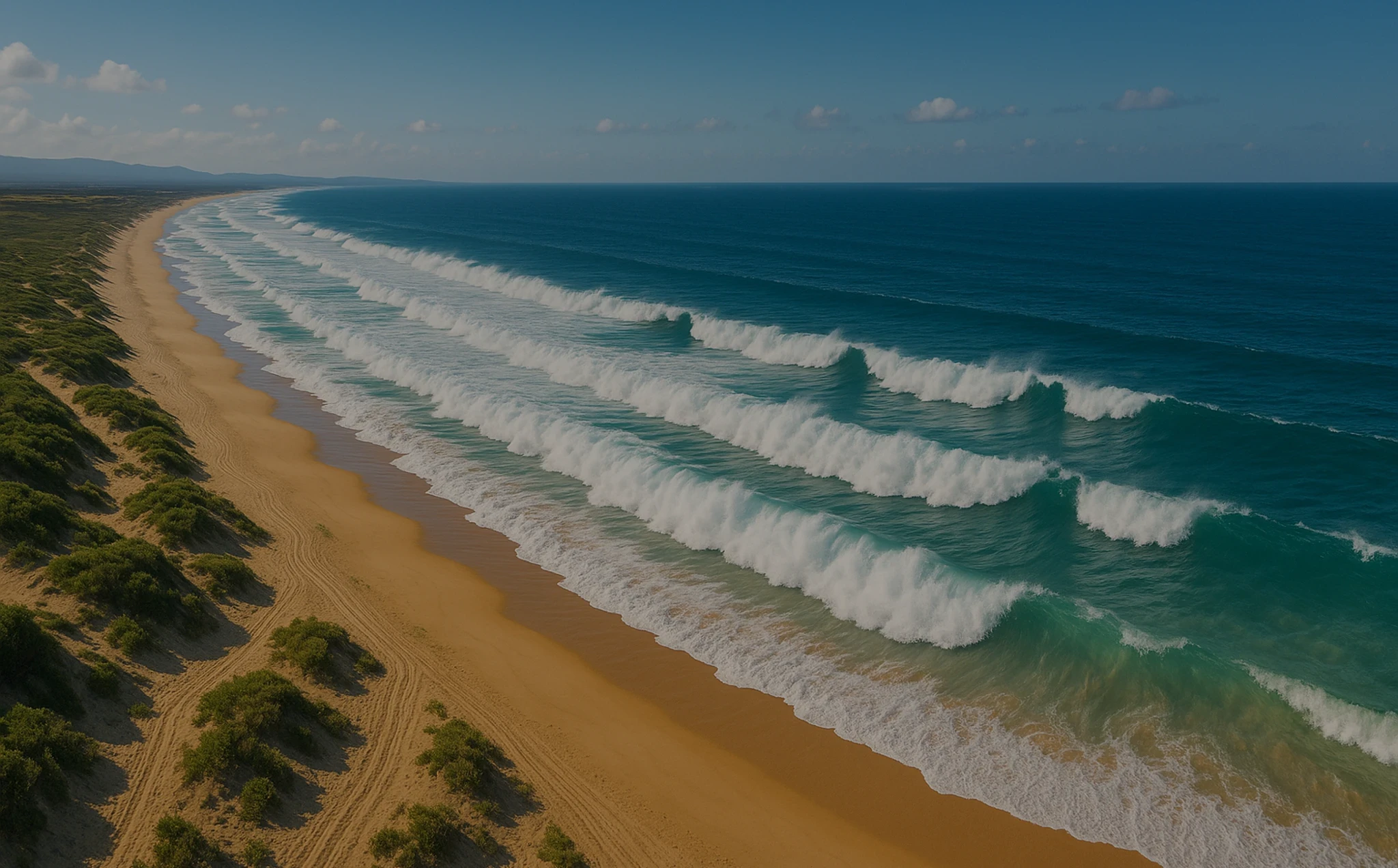 blue and black digital wallpaper