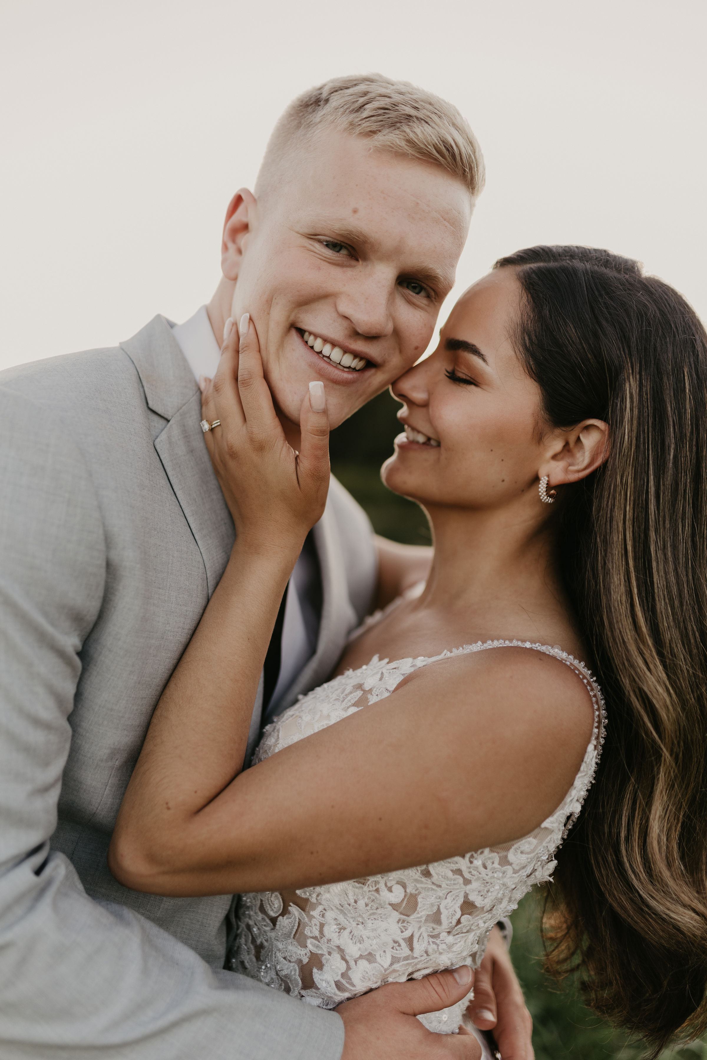 Wedding Brandon couple walking hand in hand Manitoba Winnipeg celebration