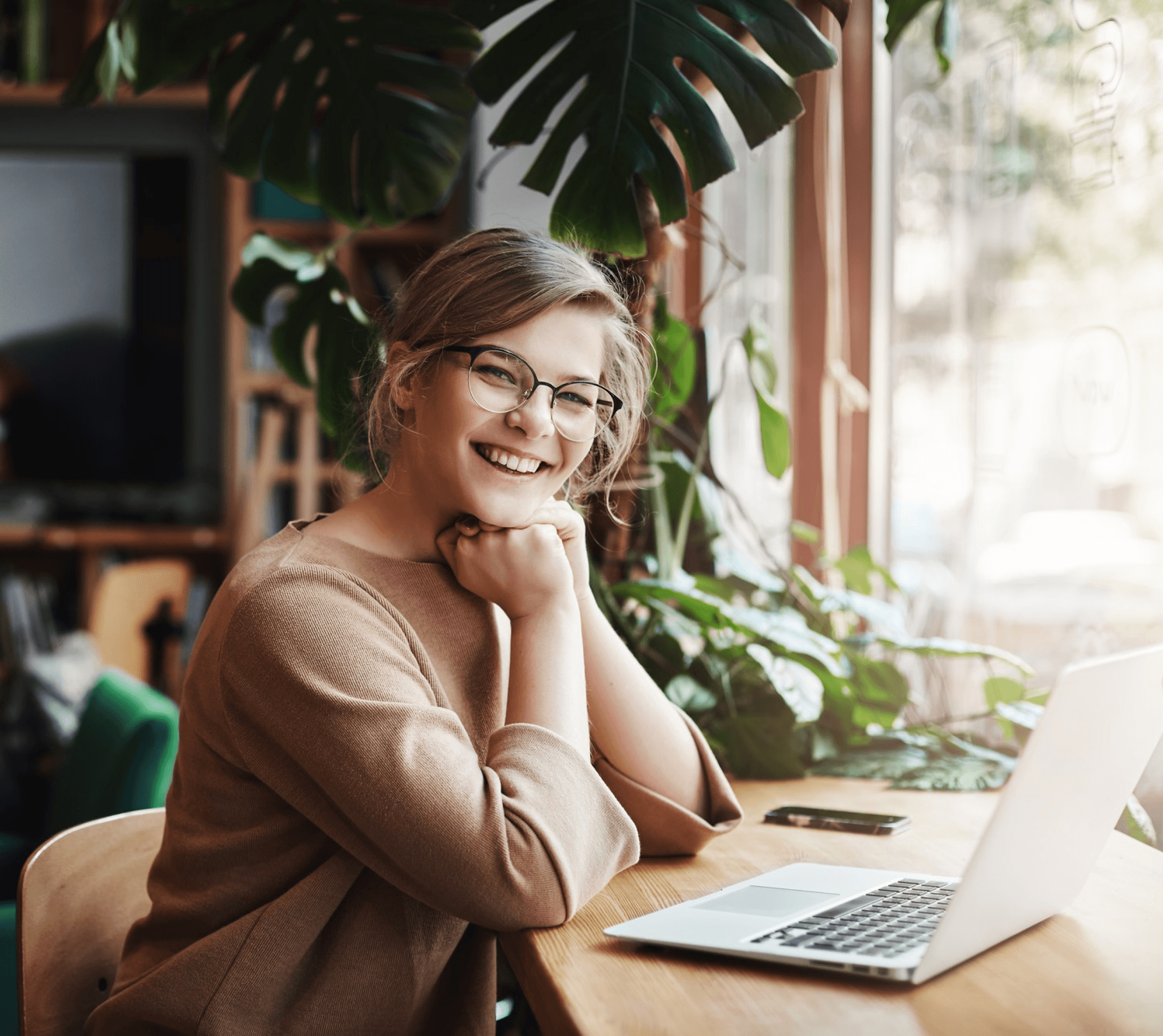 image of a person creating mental health websites