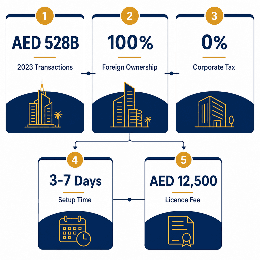 Infographic: How to Get a Real Estate Valuation Services Business License in Dubai