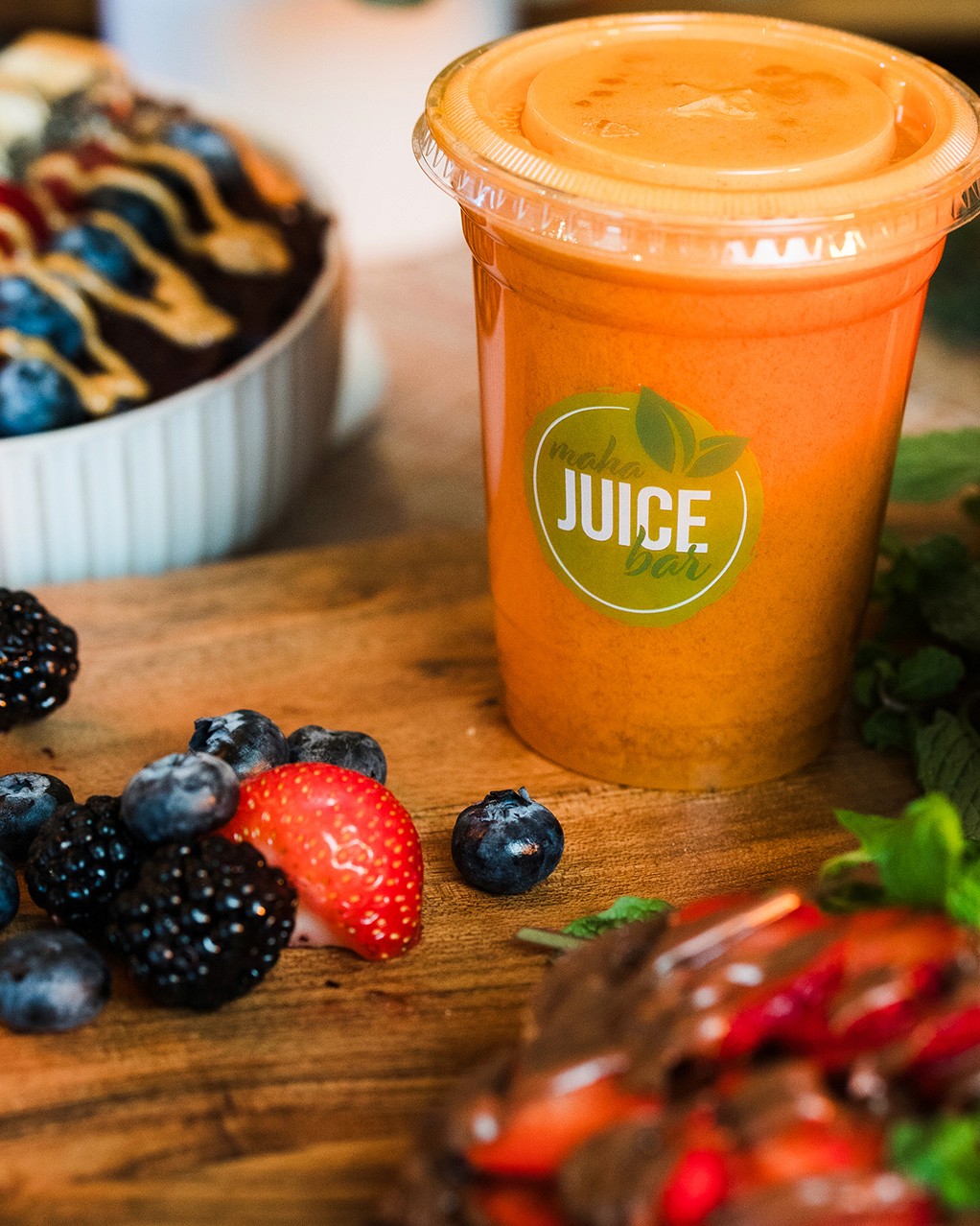 Maha Juice Bar Orange Smoothie