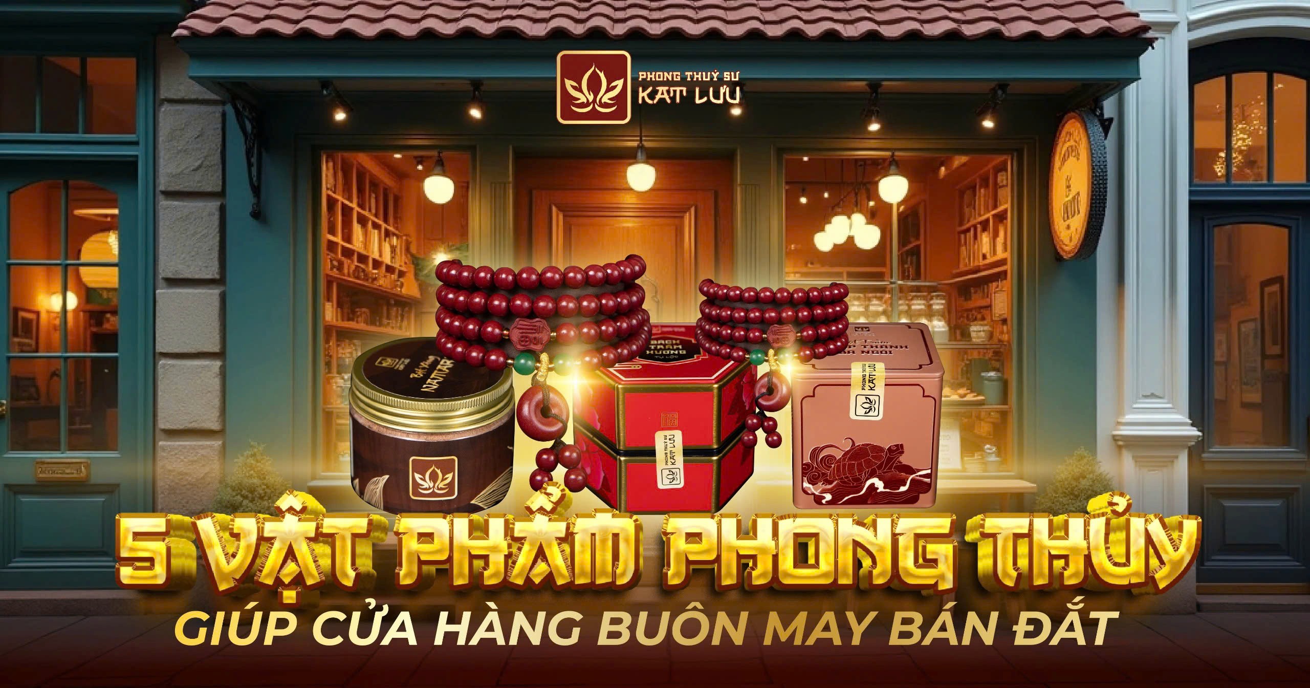 5 Vật Phẩm Phong Thủy Gi tựúp Chủ Shop Buôn May Bán Đắt, Đơn Về Liên Tục