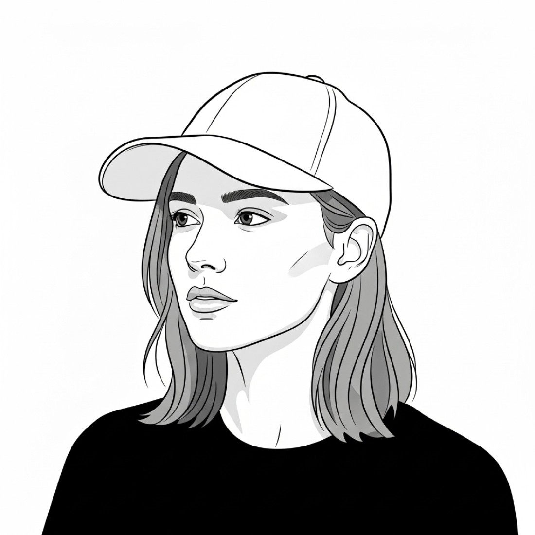 A dark green baseball cap with pink text.