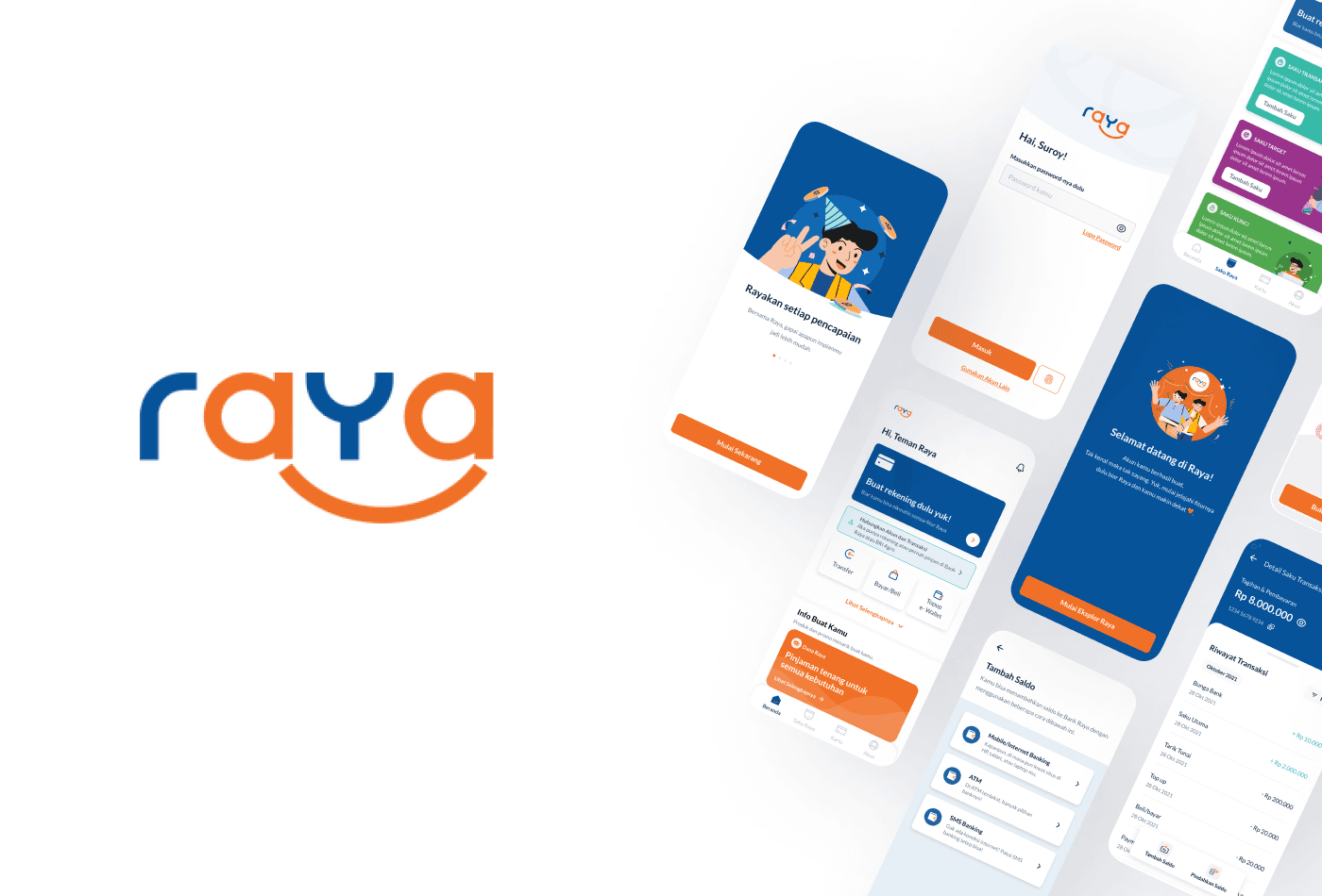 Raya App - Hero Section