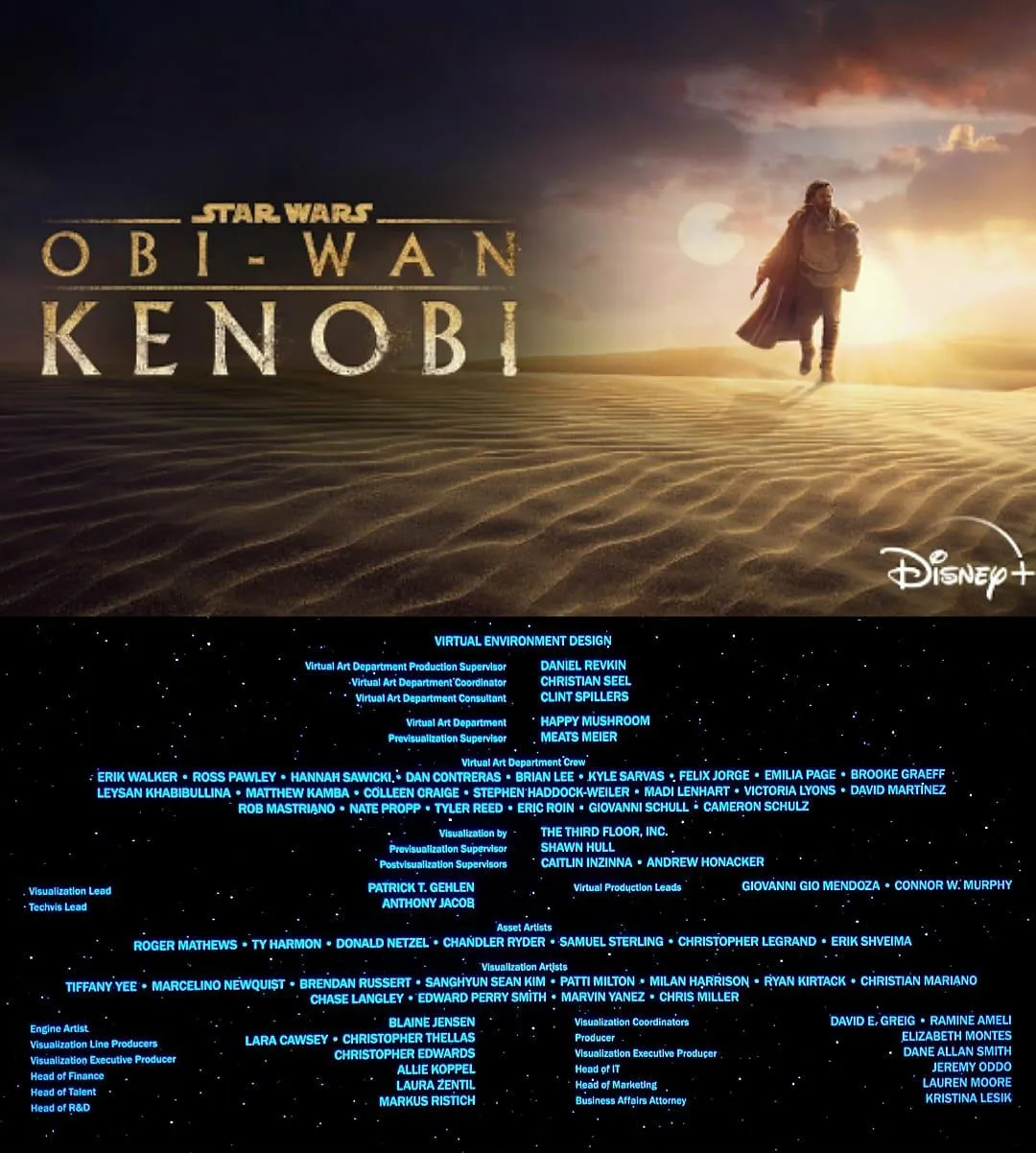 Obi-Wan Kenobi Film Credit