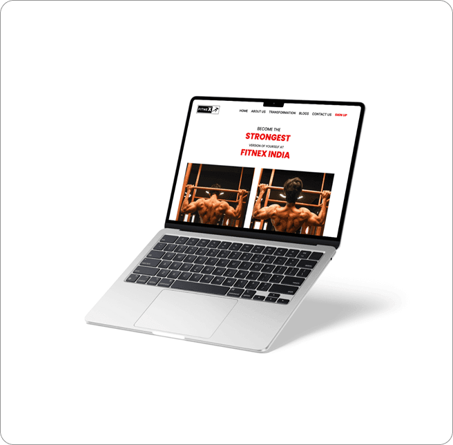 Fitnex India Web site design