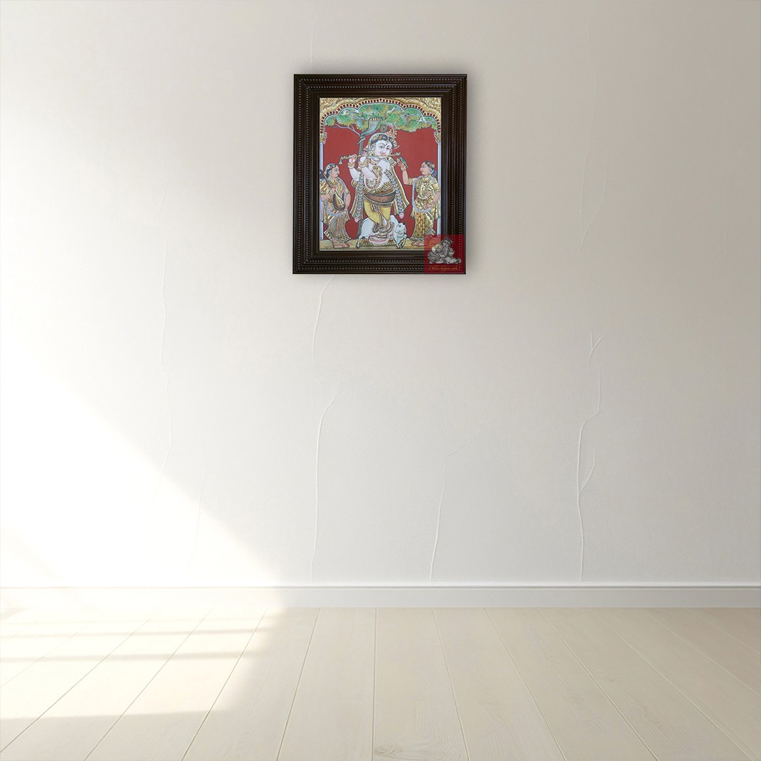 Venugopalan Krishna Tanjore Painting