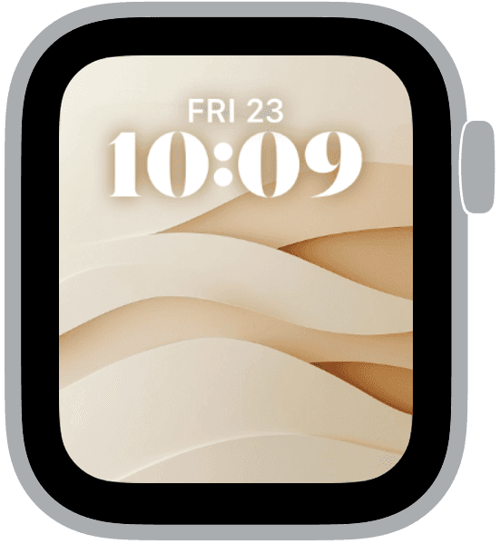 an apple watch face from the spring reset collection