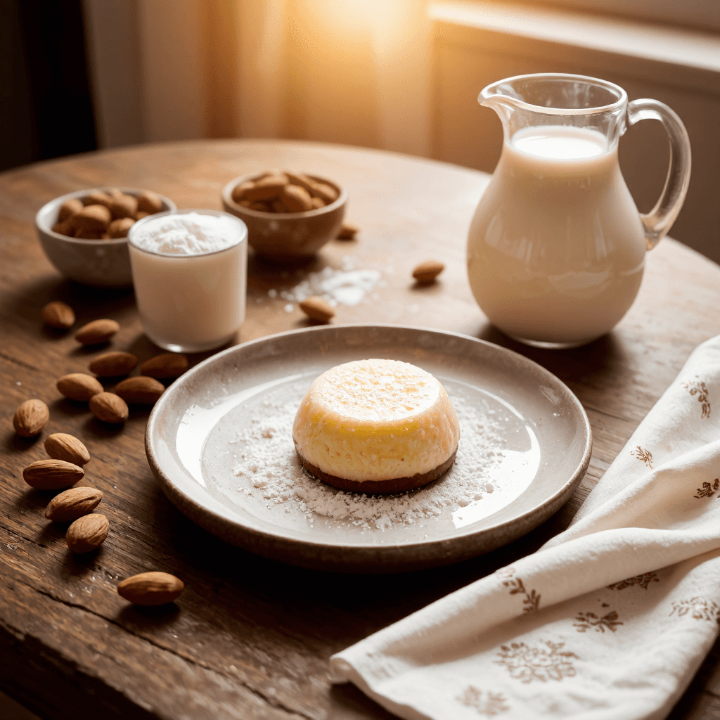 product photography of Gourmet dessert