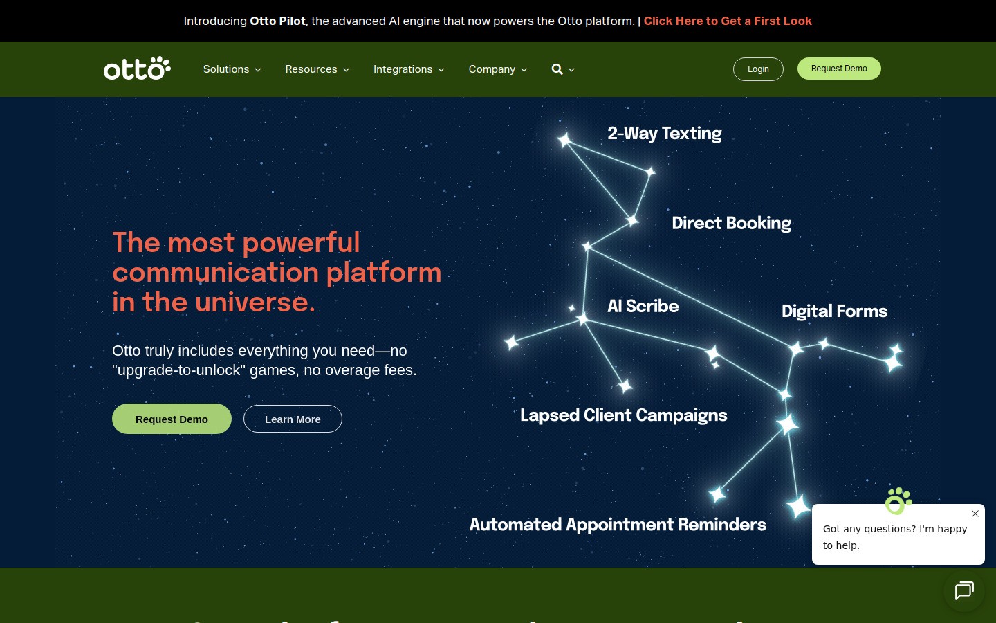 Otto homepage screenshot