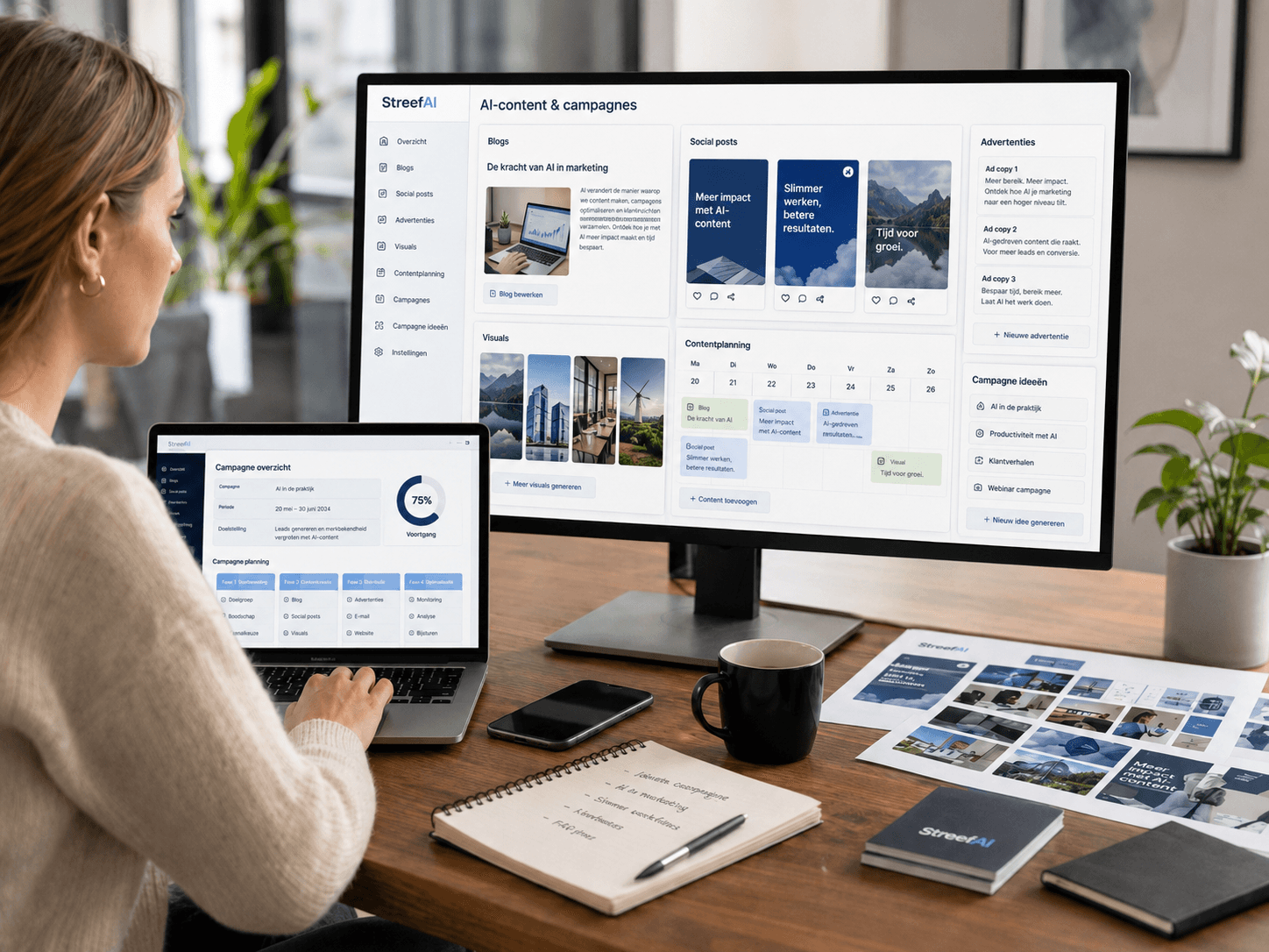 man standing in front of people sitting beside table with laptop computers
