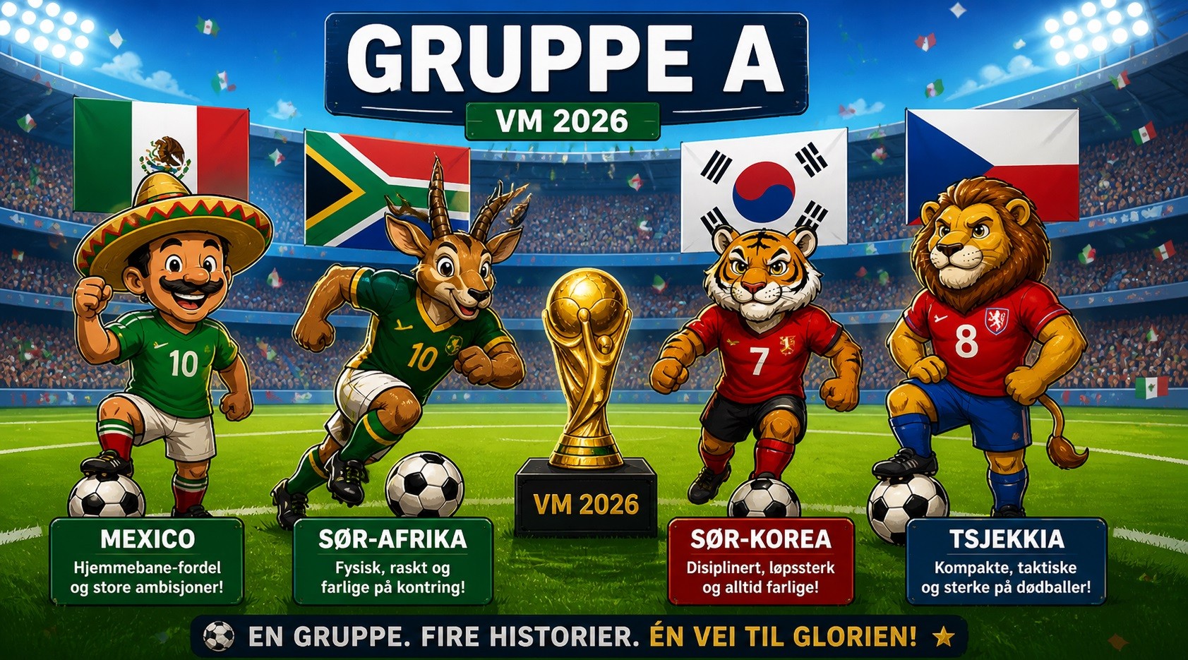 gruppe a odds og beskrivelse