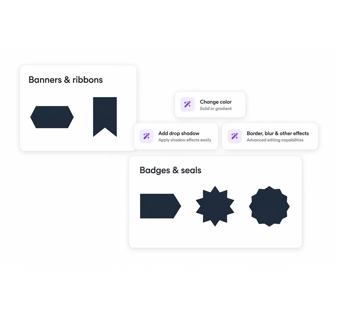 svg elements library | personalized catalog ads (DPA) - flow by pansyer platform