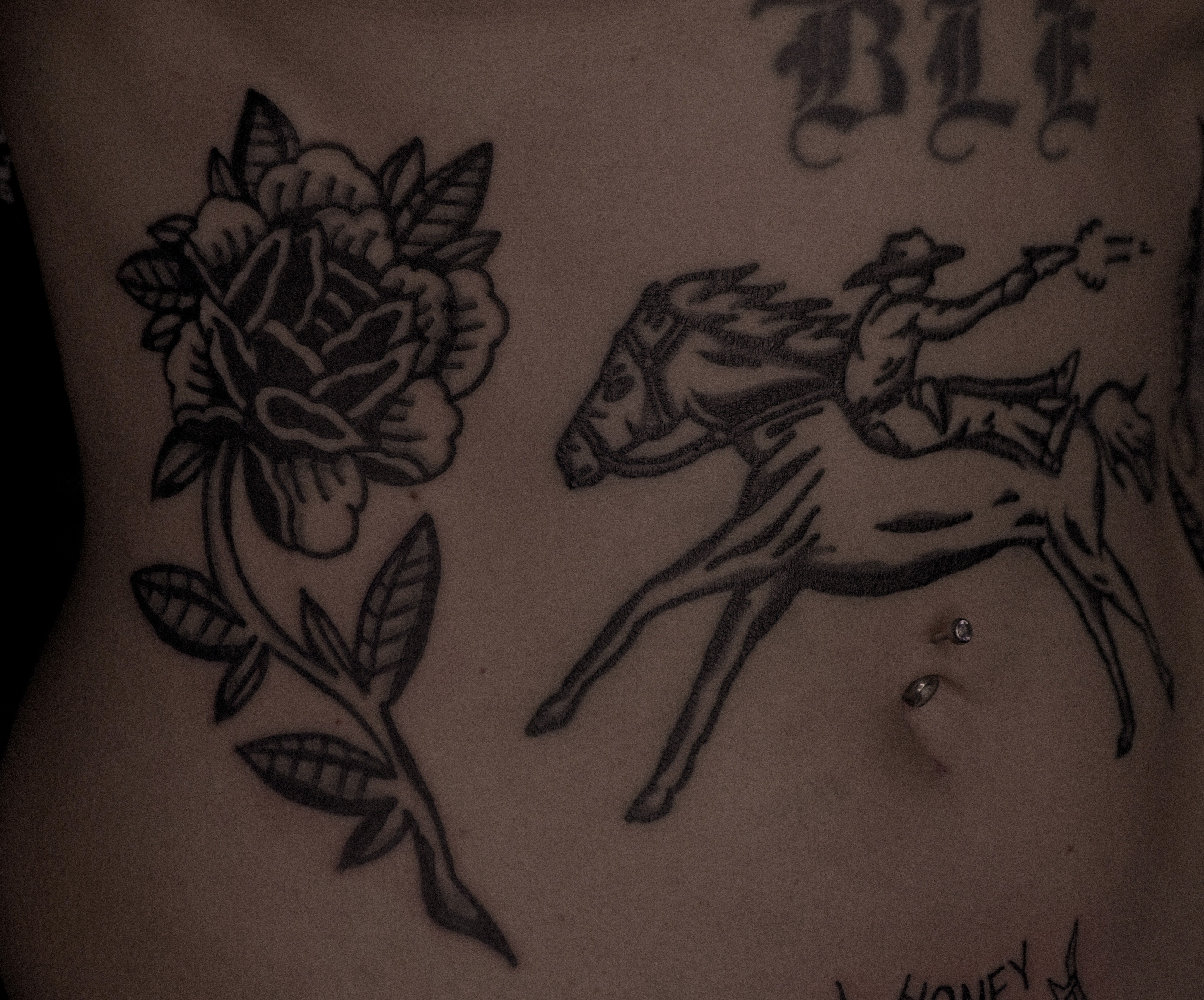 Woman with color palette