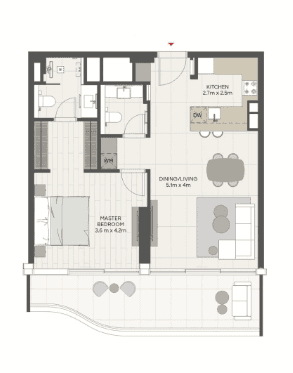 1 Bedroom Apartment