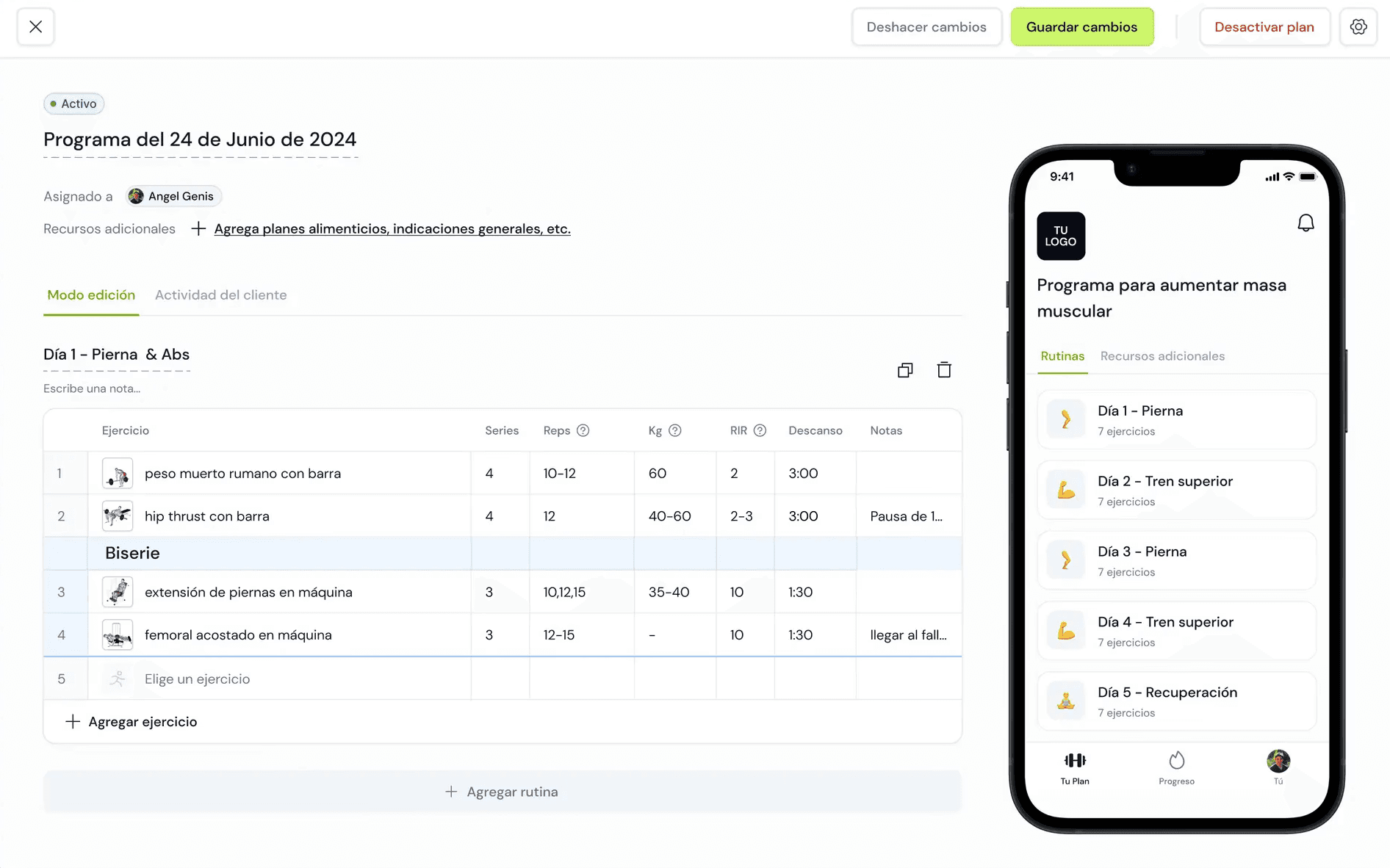 Feast Fit: El mejor software para entrenadores personales y gimnasios