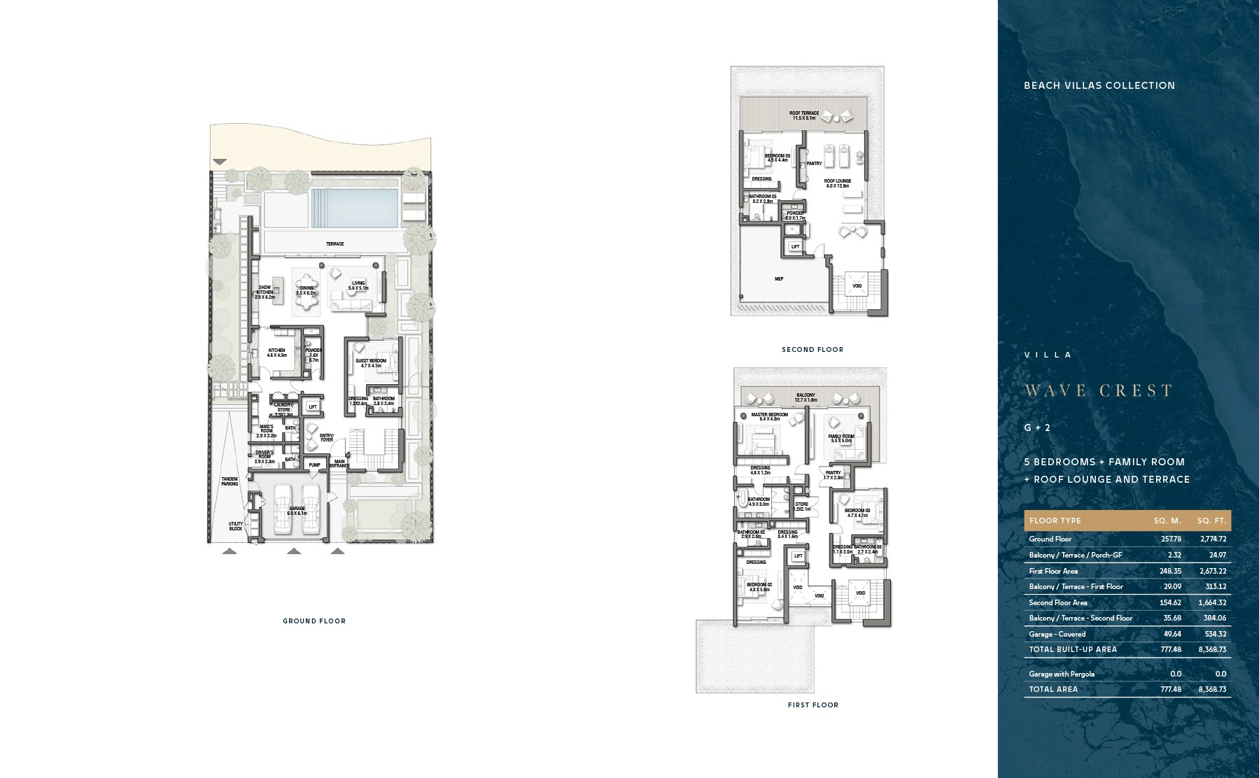 Villa Wave Crest Floor Plan