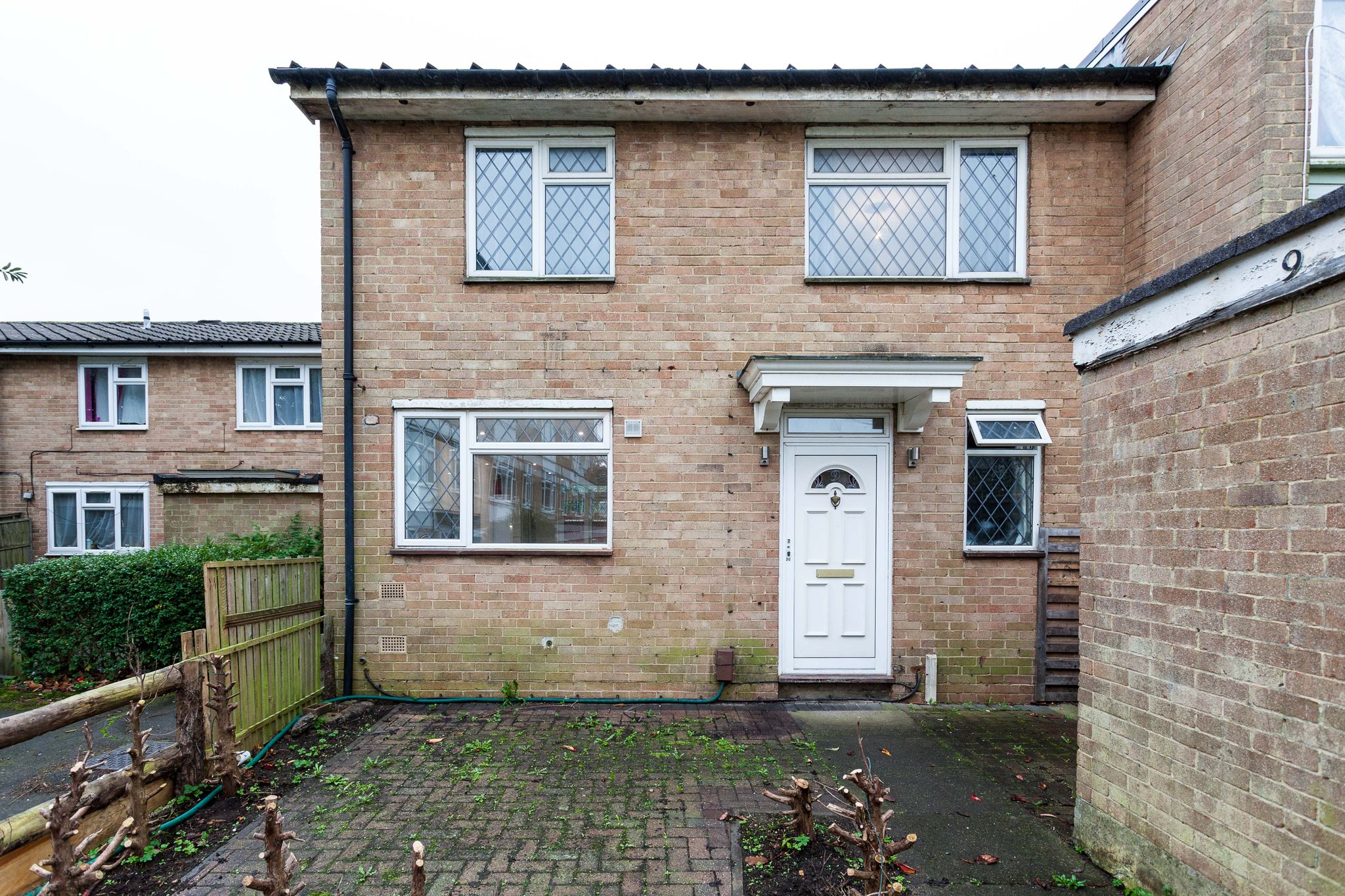 modern house with big windows