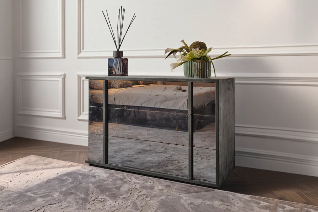 chest of drawer in a bedroom in paris