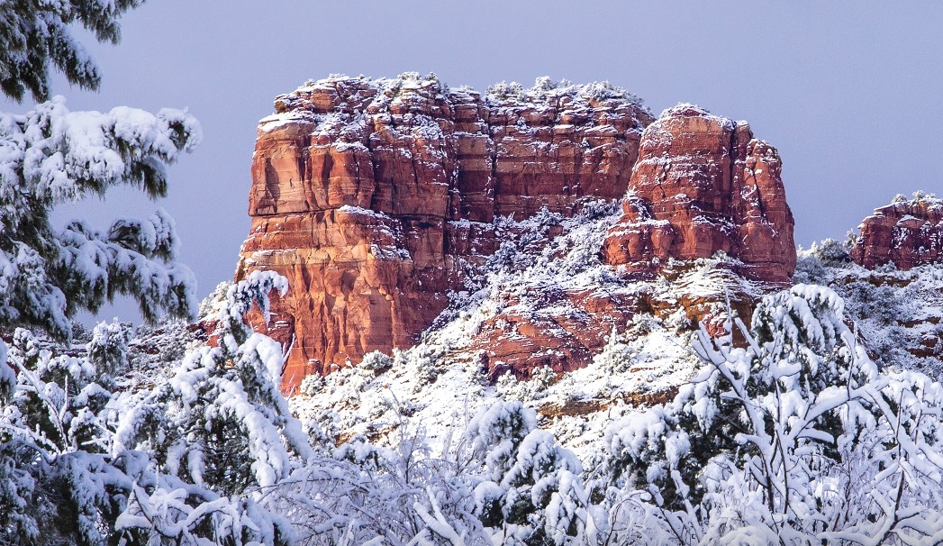 Uptown Sedona shopping district with local gift shops and boutiques