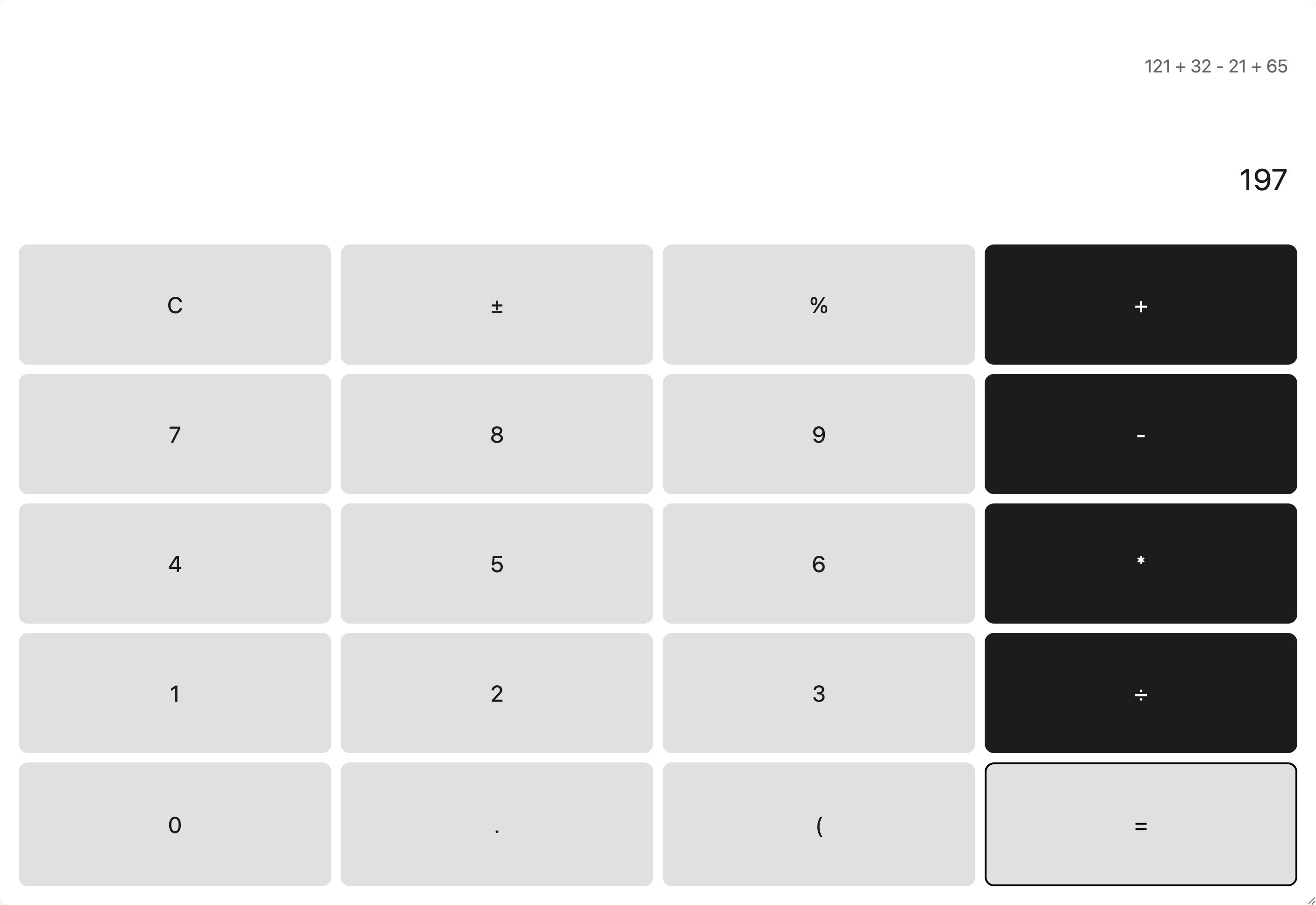 Simple Calculator