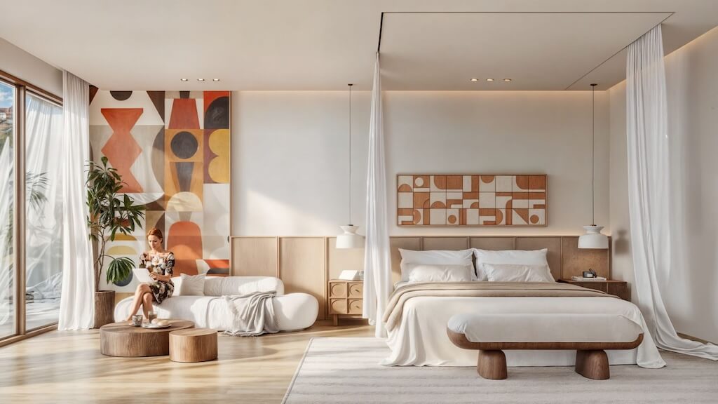 A person holding a tablet in their hands