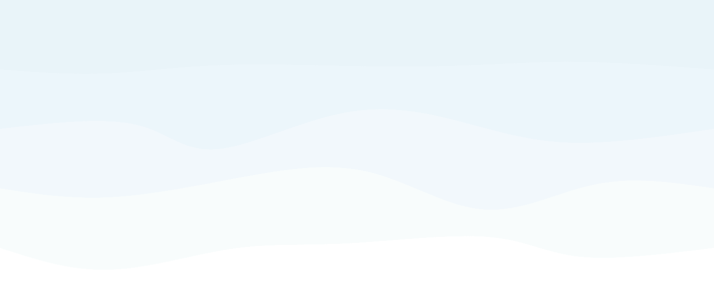 Minimalist wavy layers of soft grey and blue tones, evoking a serene and calming atmosphere.