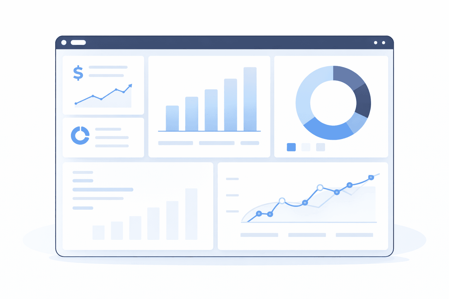 Illustratie van Dashboard