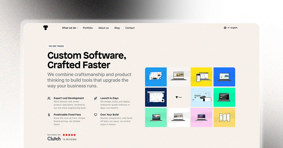 Tinkso - Custom Software Development & Digital Solutions