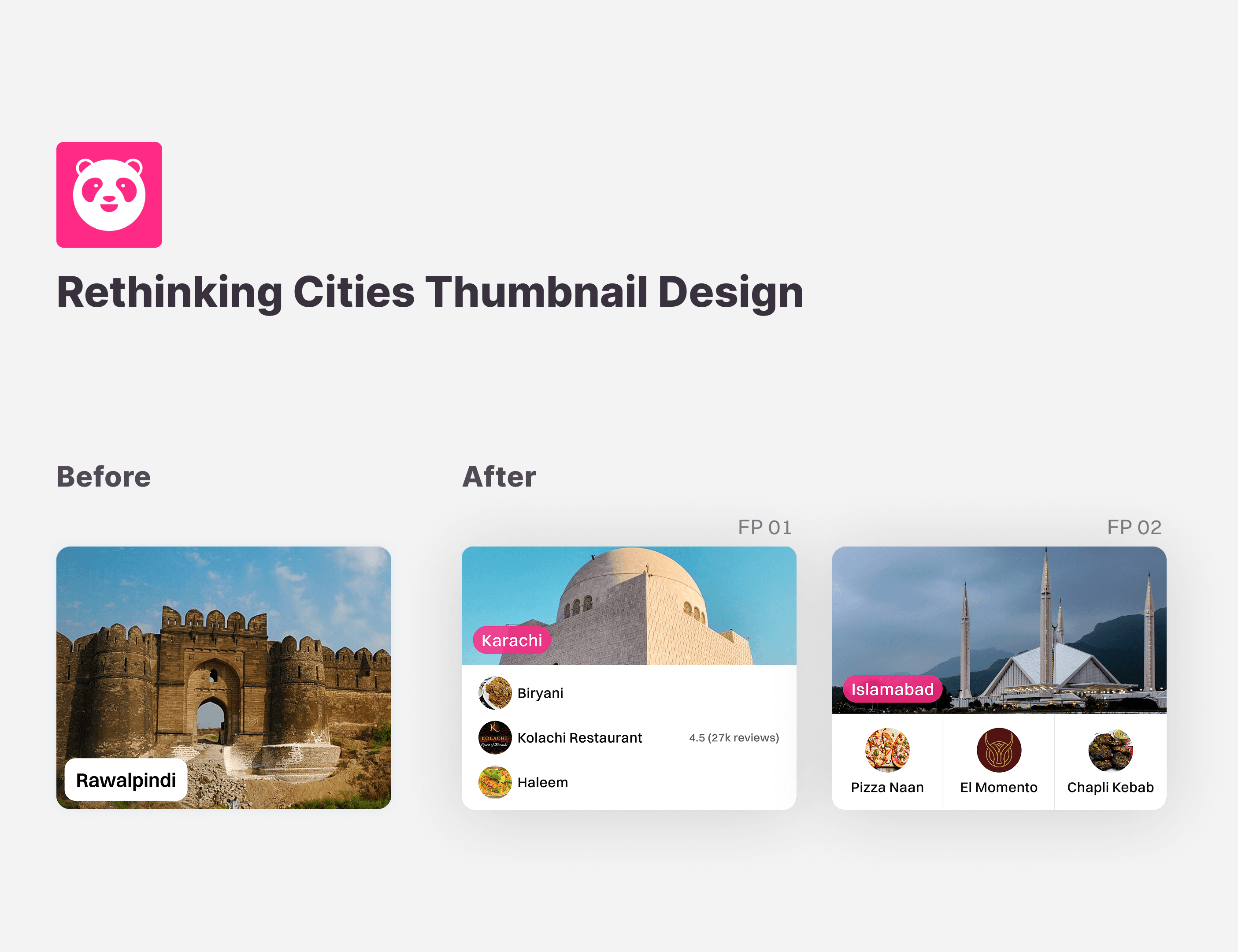 foodpanda, Website Redesign, Business Partners, UI/UX Zahravisuals