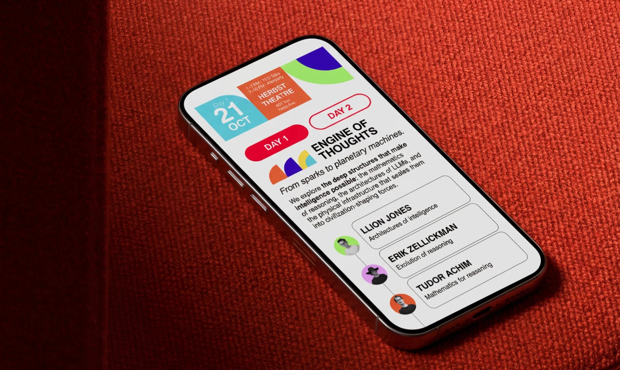 TEDAI San Francisco app