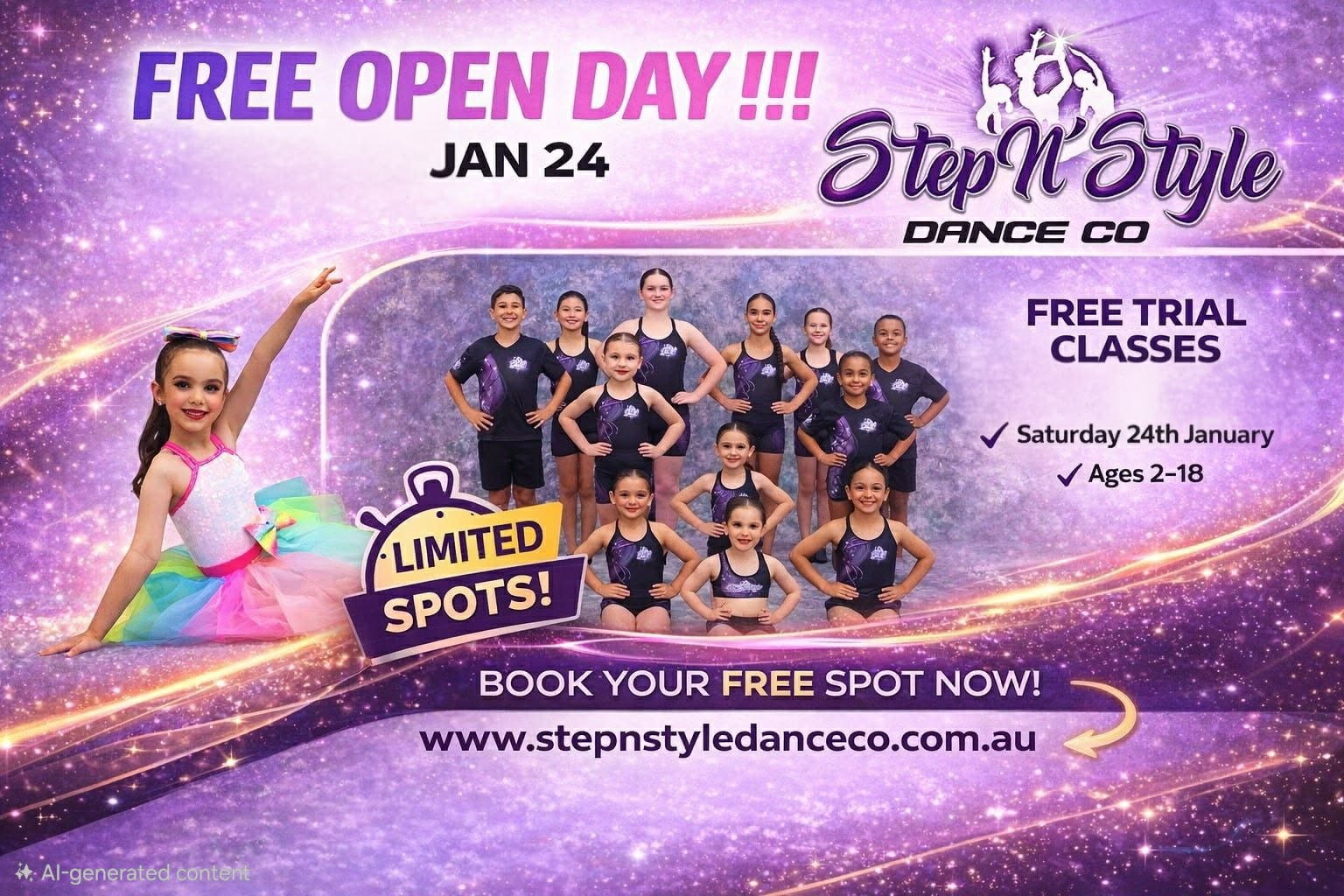 Dancers performing on stage