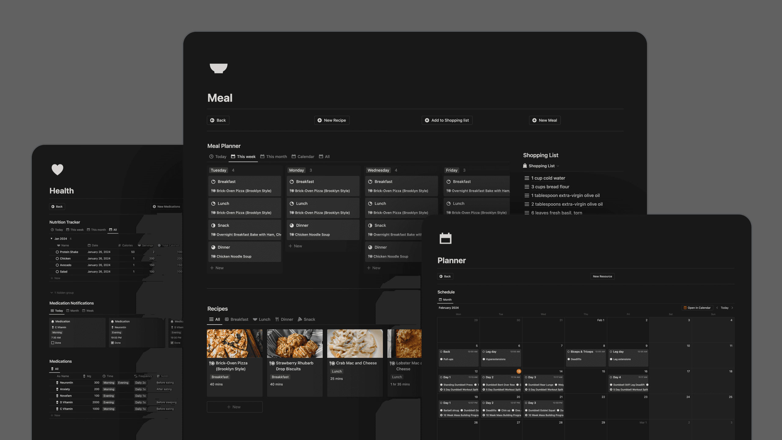 10 Best Notion Meal Planner Templates