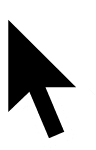 A black computer mouse cursor icon, designed with a simple arrow shape, pointing diagonally.
